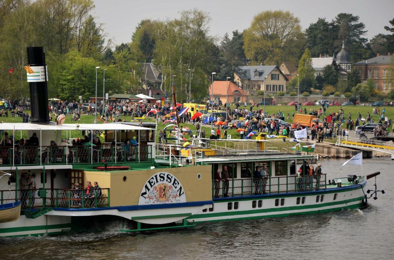 Ferienwohnung Am Dresdner Elbhang Dresda Esterno foto