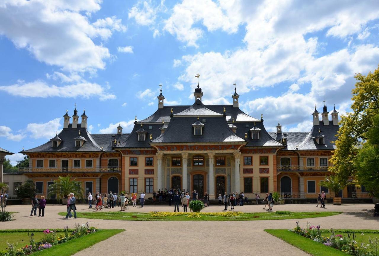 Ferienwohnung Am Dresdner Elbhang Dresda Esterno foto